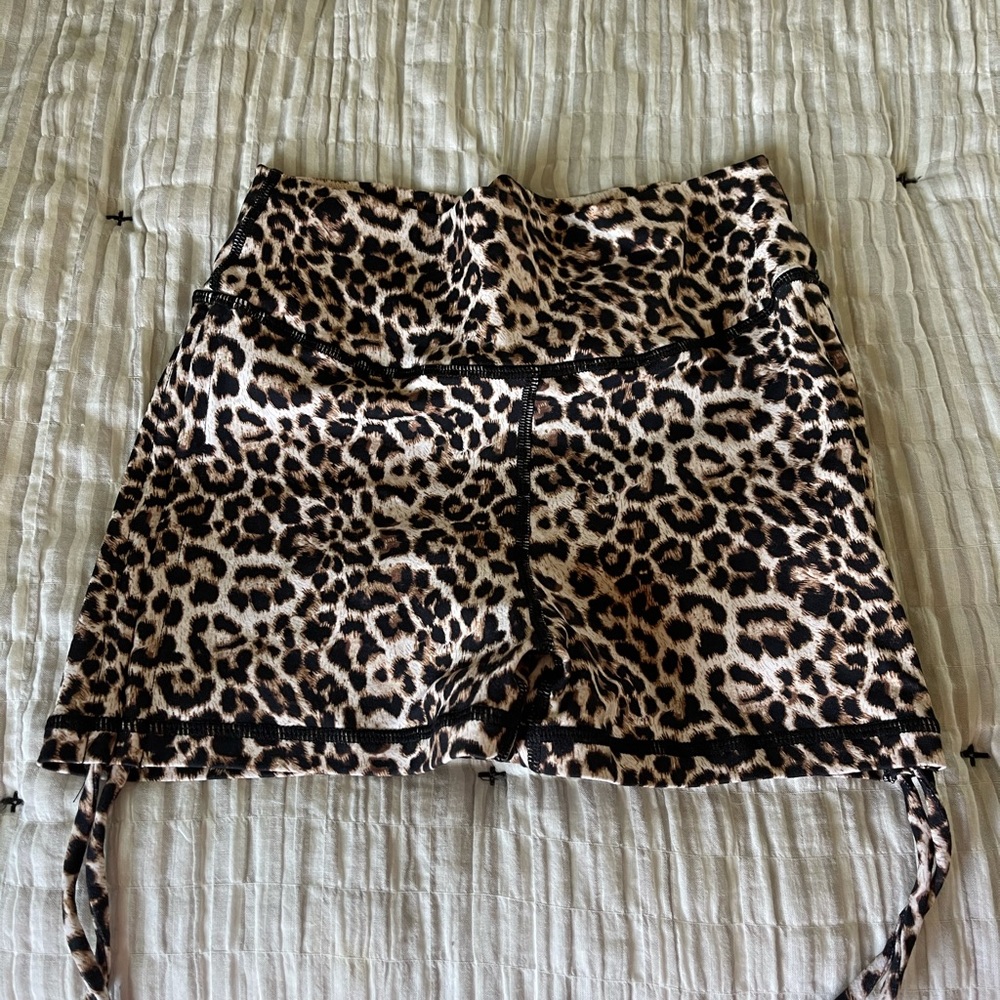 Zyia Leopard Hustle Shorts